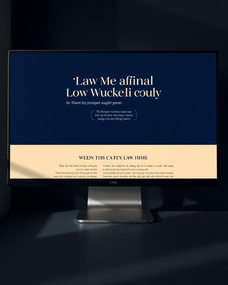 Hawthorn Legal website mockup
